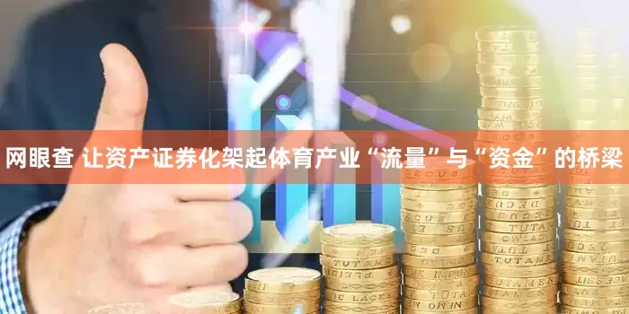 网眼查 让资产证券化架起体育产业“流量”与“资金”的桥梁