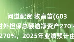 问道配资 牧高笛(603908)：对外担保总额逾净资产270%，2025年业绩预计由盈转亏